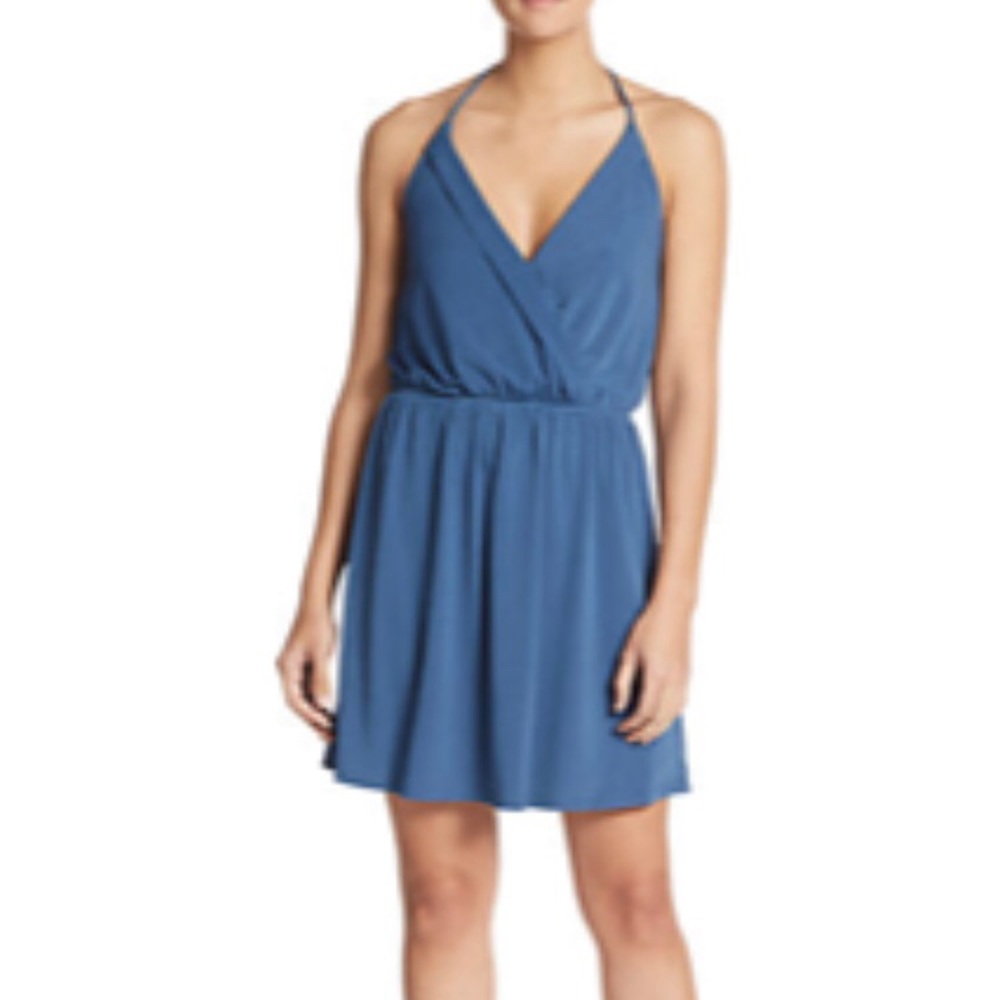 BCBGeneration Blouson Halter Dress